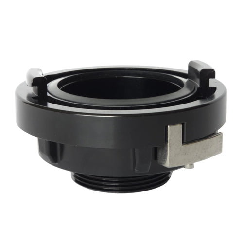 4-inch Storz to 2.5-inch male BAT aluminum fire hose adapter — alternate view
